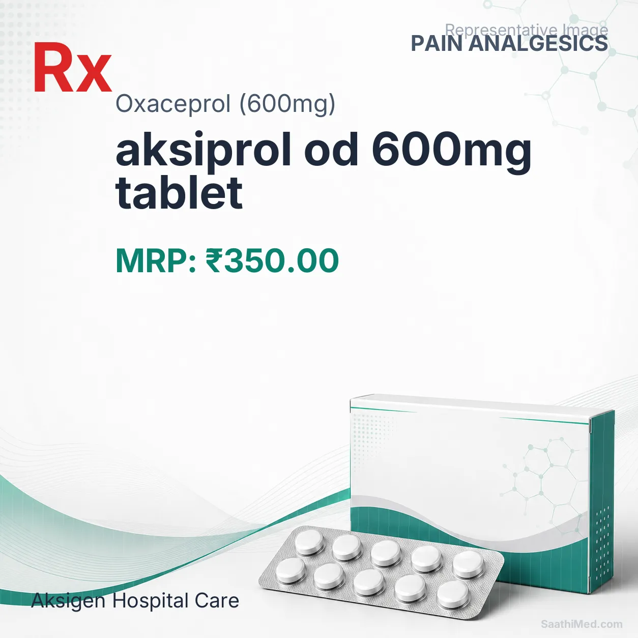 aksiprol od 600mg tablet Allopathy (Oxaceprol (600mg)) - Uses in Hindi, Side Effects, Substitutes & Price in India