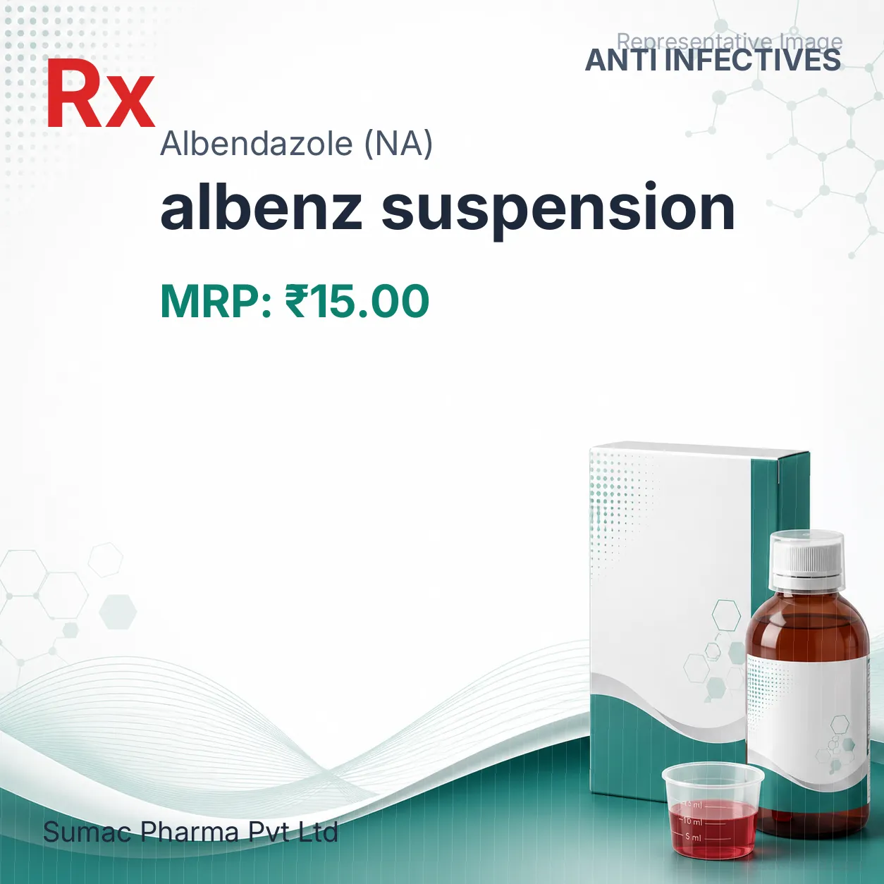 albenz suspension Allopathy (Albendazole (NA)) - Uses in Hindi, Side Effects, Substitutes & Price in India