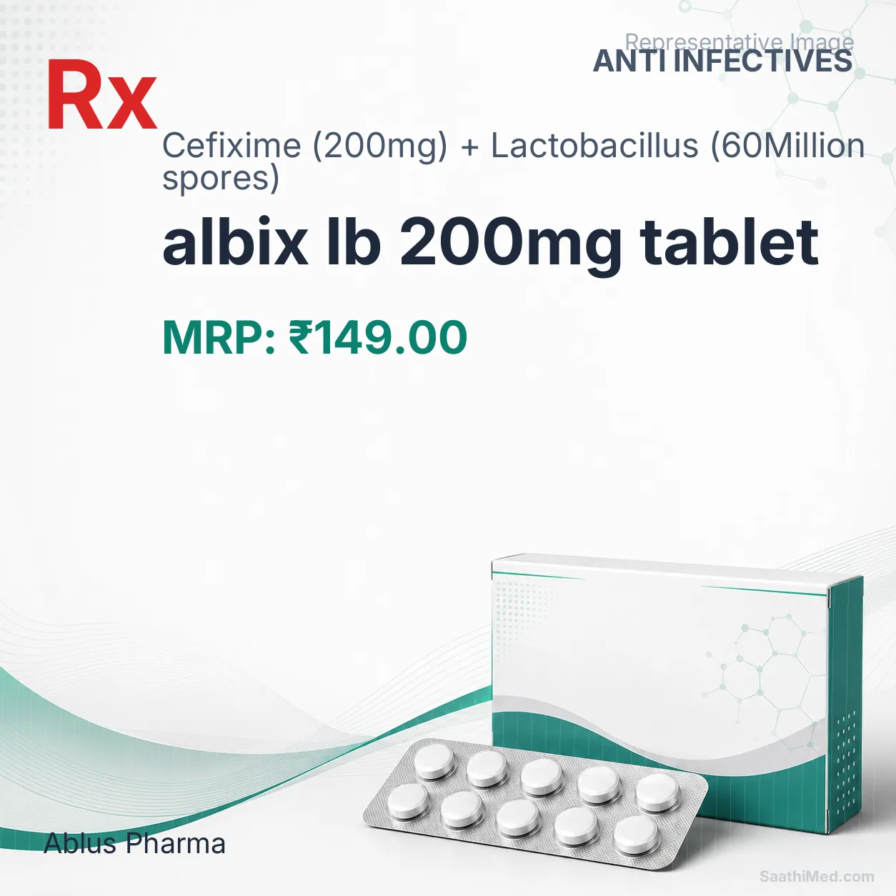 albix lb 200mg tablet Allopathy (Cefixime (200mg)) - Uses in Hindi, Side Effects, Substitutes & Price in India