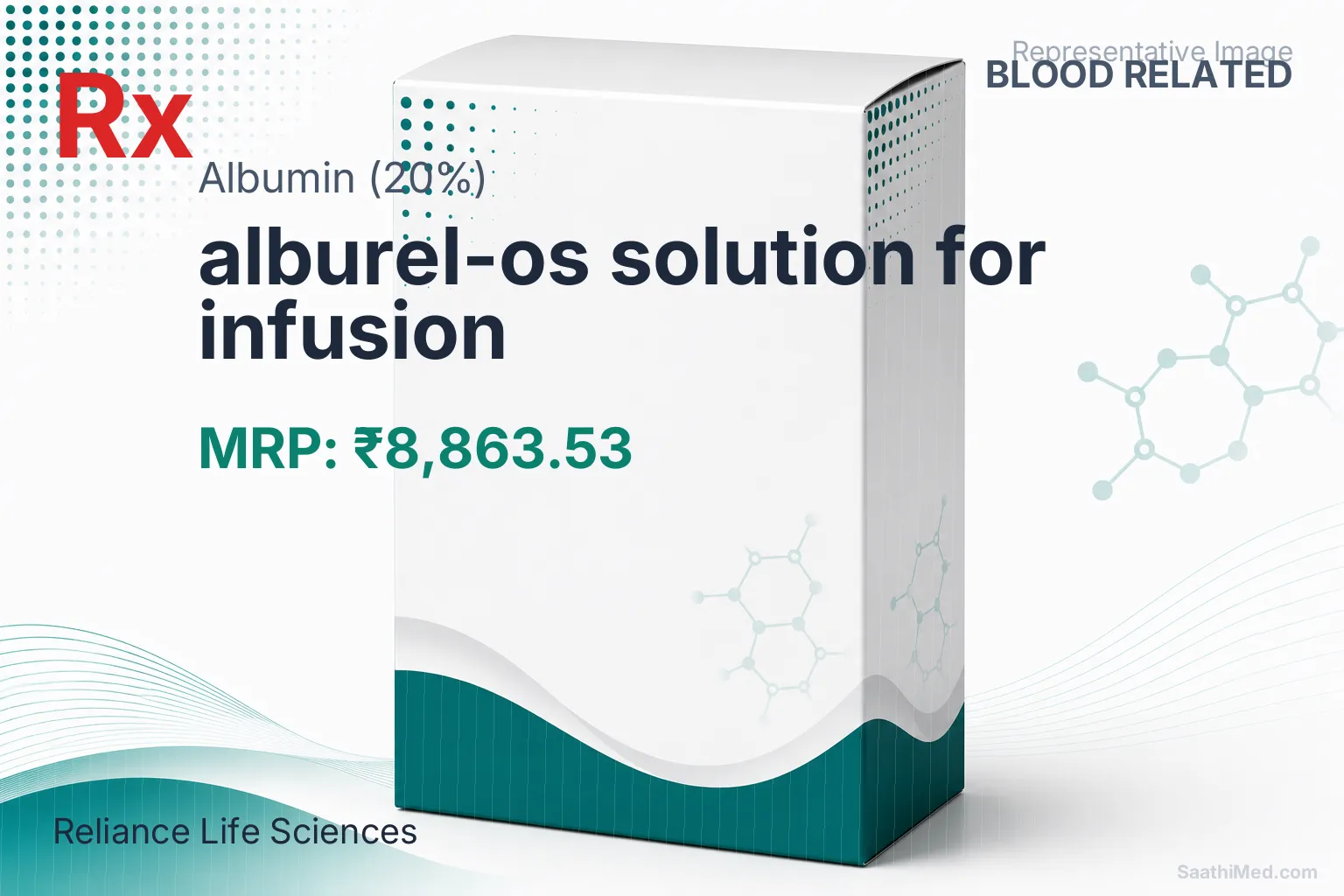 alburel-os solution for infusion Allopathy (Albumin (20%)) - Uses in Hindi, Side Effects, Substitutes & Price in India
