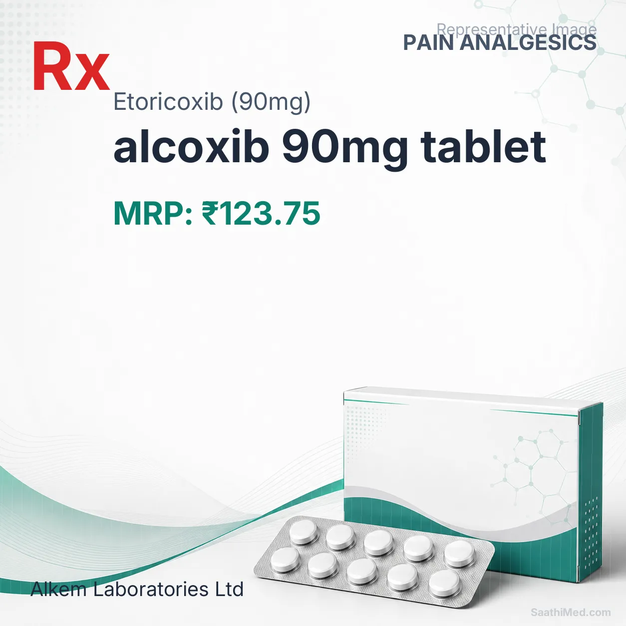 alcoxib 90mg tablet Allopathy (Etoricoxib (90mg)) - Uses in Hindi, Side Effects, Substitutes & Price in India