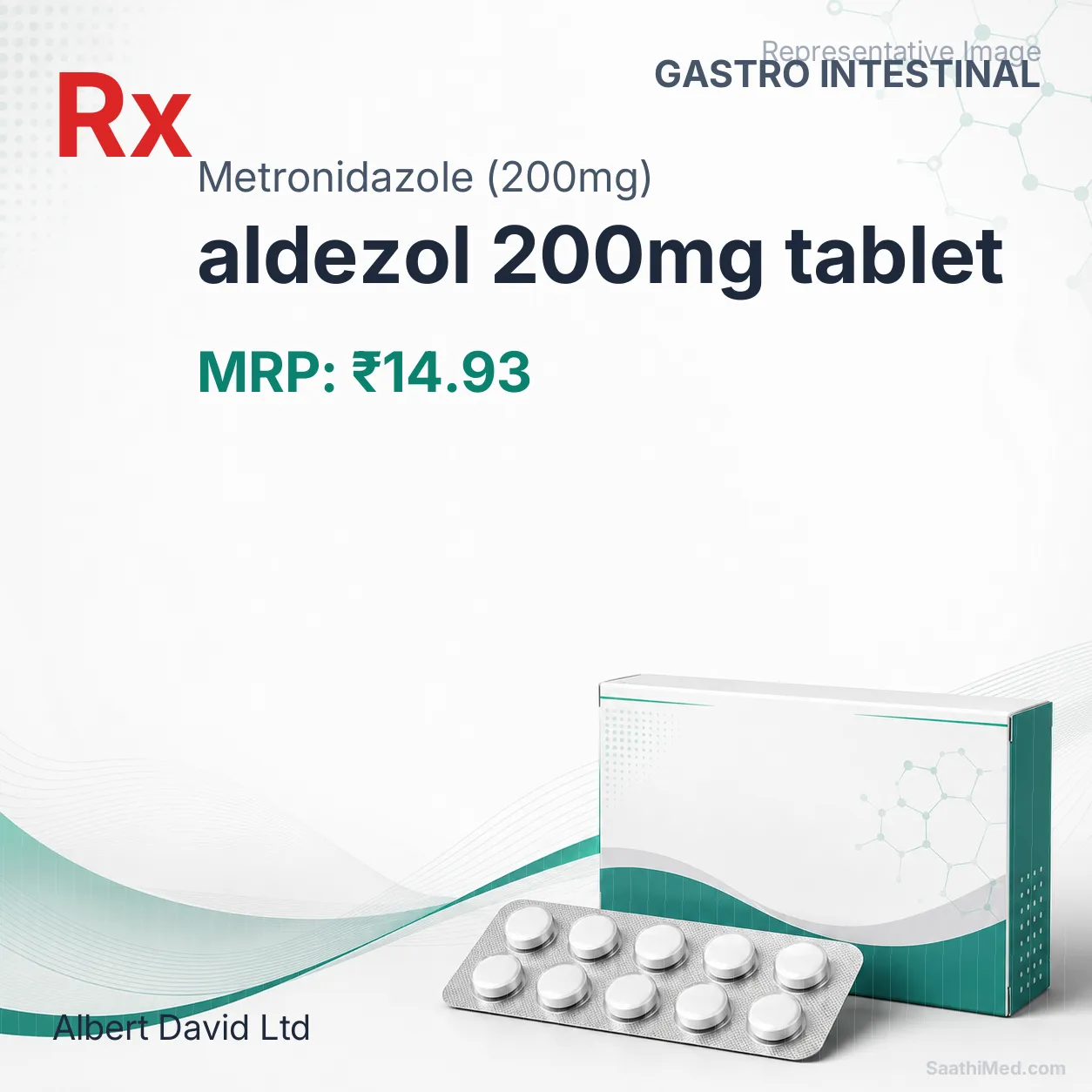 aldezol 200mg tablet Allopathy (Metronidazole (200mg)) - Uses in Hindi, Side Effects, Substitutes & Price in India