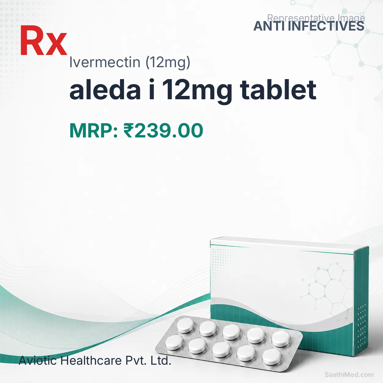 aleda i 12mg tablet Allopathy (Ivermectin (12mg)) - Uses in Hindi, Side Effects, Substitutes & Price in India