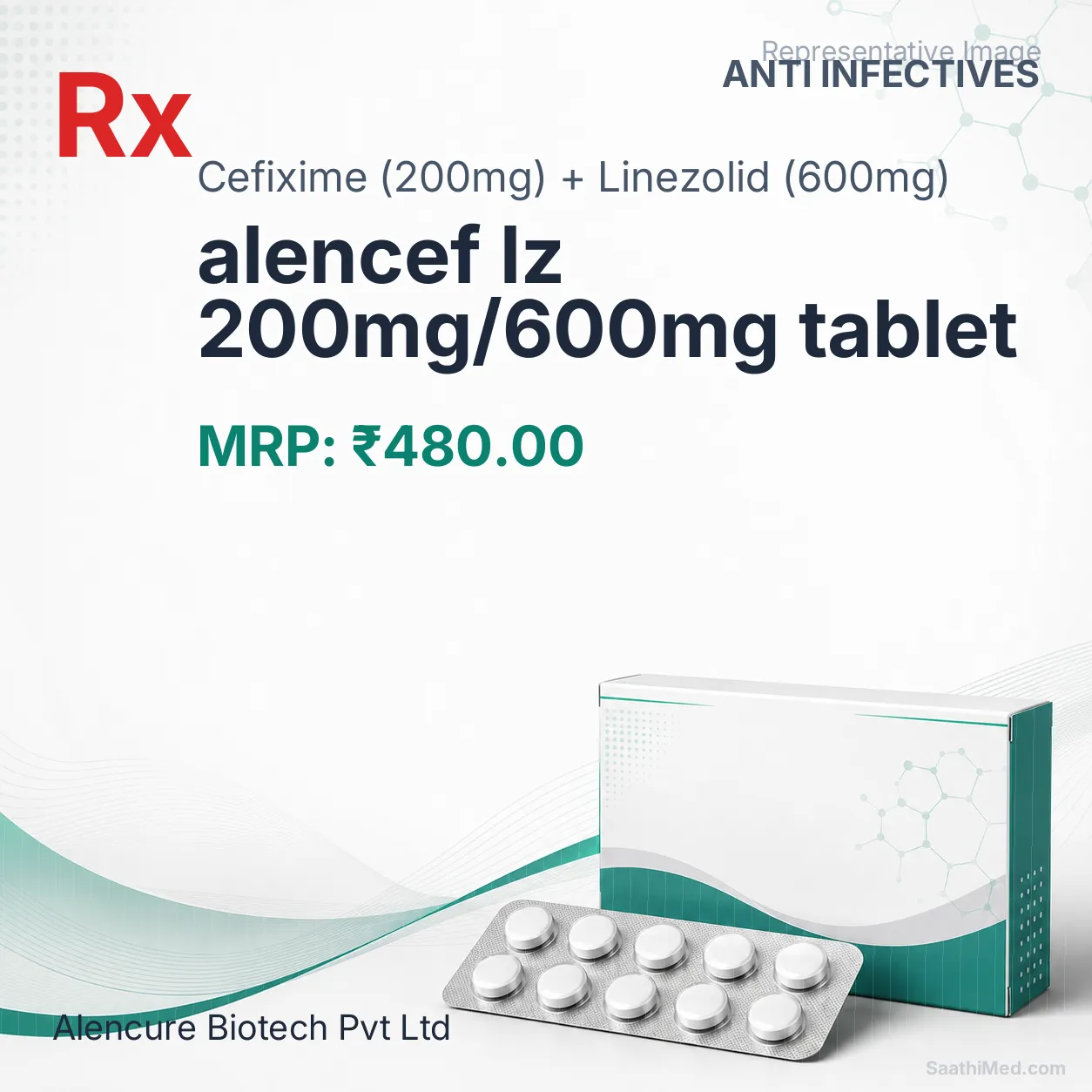 alencef lz 200mg/600mg tablet Allopathy (Cefixime (200mg)) - Uses in Hindi, Side Effects, Substitutes & Price in India