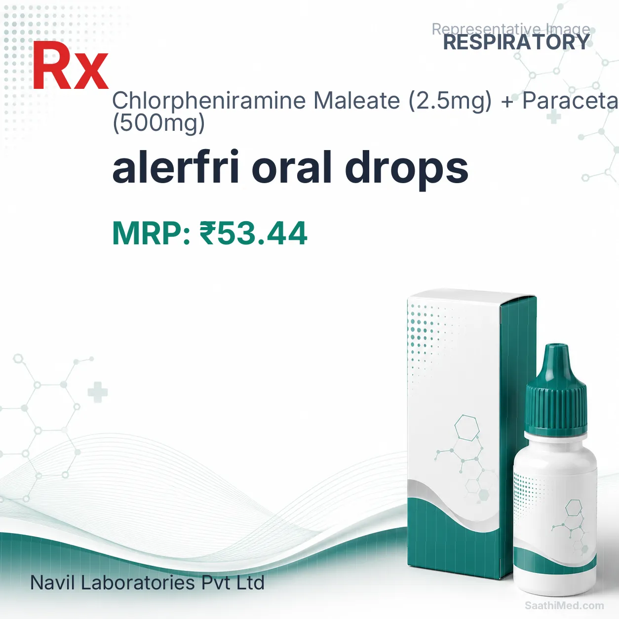 alerfri oral drops Allopathy (Chlorpheniramine Maleate (2.5mg)) - Uses in Hindi, Side Effects, Substitutes & Price in India