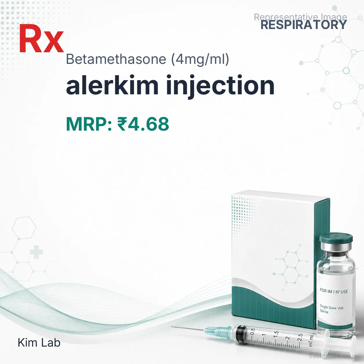alerkim injection Allopathy (Betamethasone (4mg/ml)) - Uses in Hindi, Side Effects, Substitutes & Price in India