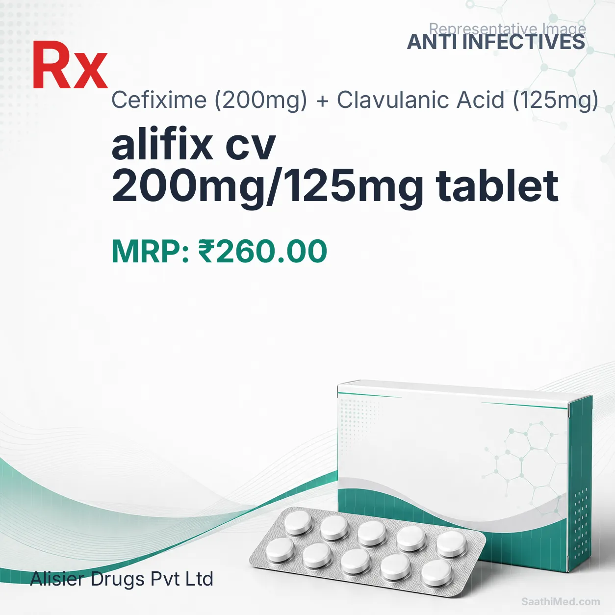 alifix cv 200mg/125mg tablet Allopathy (Cefixime (200mg)) - Uses in Hindi, Side Effects, Substitutes & Price in India