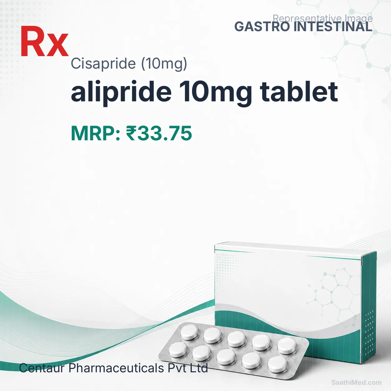 alipride 10mg tablet Allopathy (Cisapride (10mg)) - Uses in Hindi, Side Effects, Substitutes & Price in India