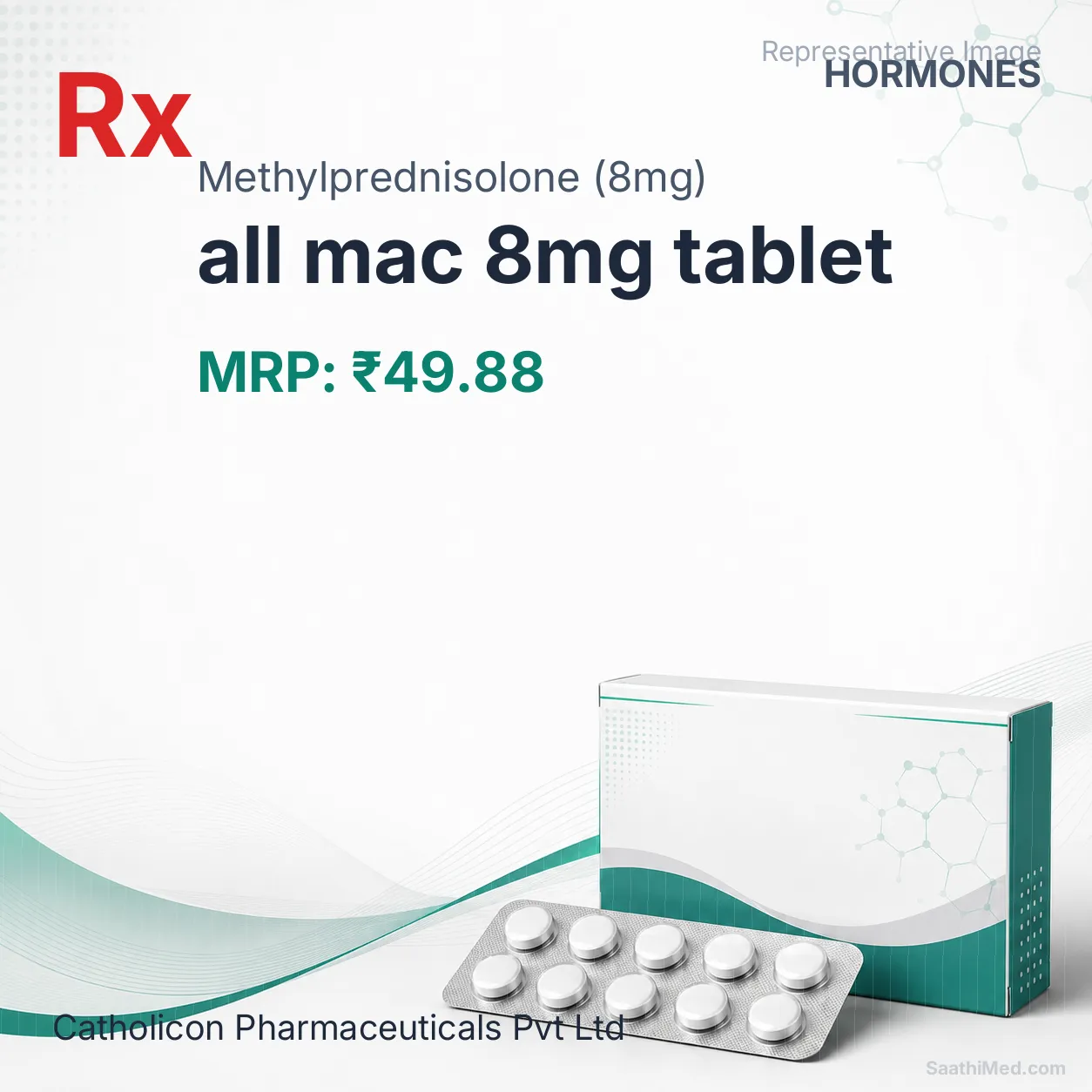 all mac 8mg tablet Allopathy (Methylprednisolone (8mg)) - Uses in Hindi, Side Effects, Substitutes & Price in India