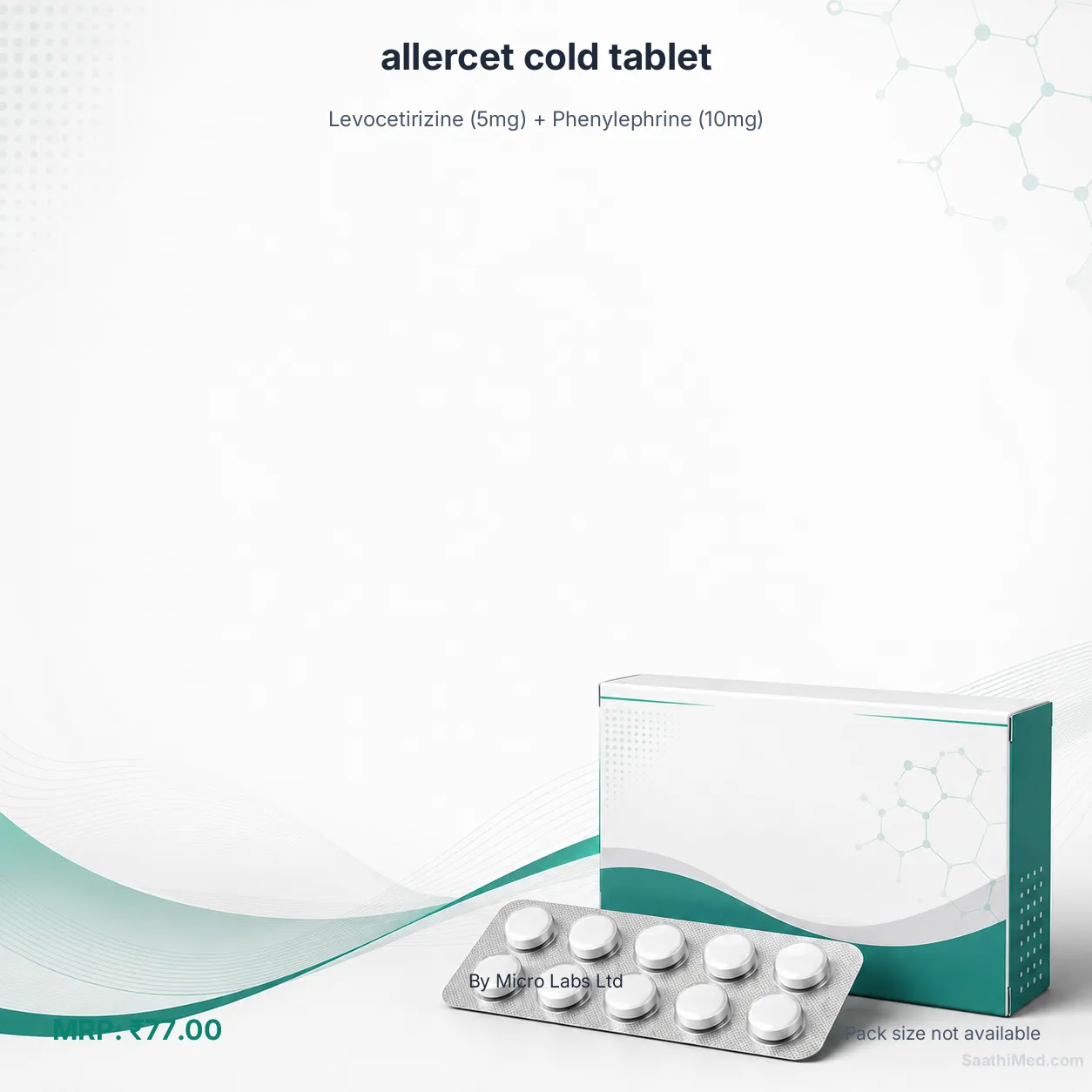 allercet cold tablet Allopathy (Levocetirizine (5mg)) - Uses in Hindi, Side Effects, Substitutes & Price in India