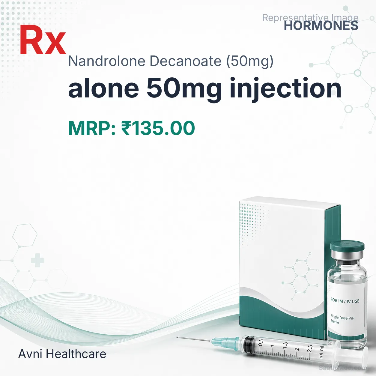alone 50mg injection Allopathy (Nandrolone Decanoate (50mg)) - Uses in Hindi, Side Effects, Substitutes & Price in India