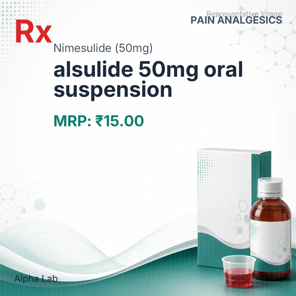 alsulide 50mg oral suspension Allopathy (Nimesulide (50mg)) - Uses in Hindi, Side Effects, Substitutes & Price in India