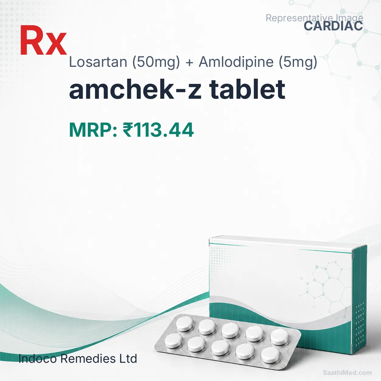 amchek-z tablet Allopathy (Losartan (50mg)) - Uses in Hindi, Side Effects, Substitutes & Price in India