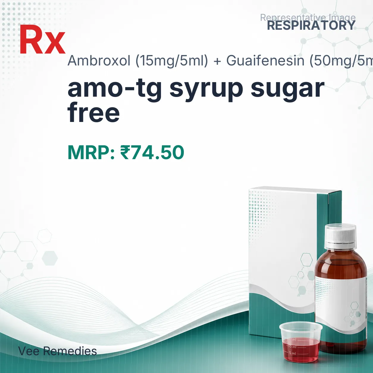 amo-tg syrup sugar free Allopathy (Ambroxol (15mg/5ml)) - Uses in Hindi, Side Effects, Substitutes & Price in India