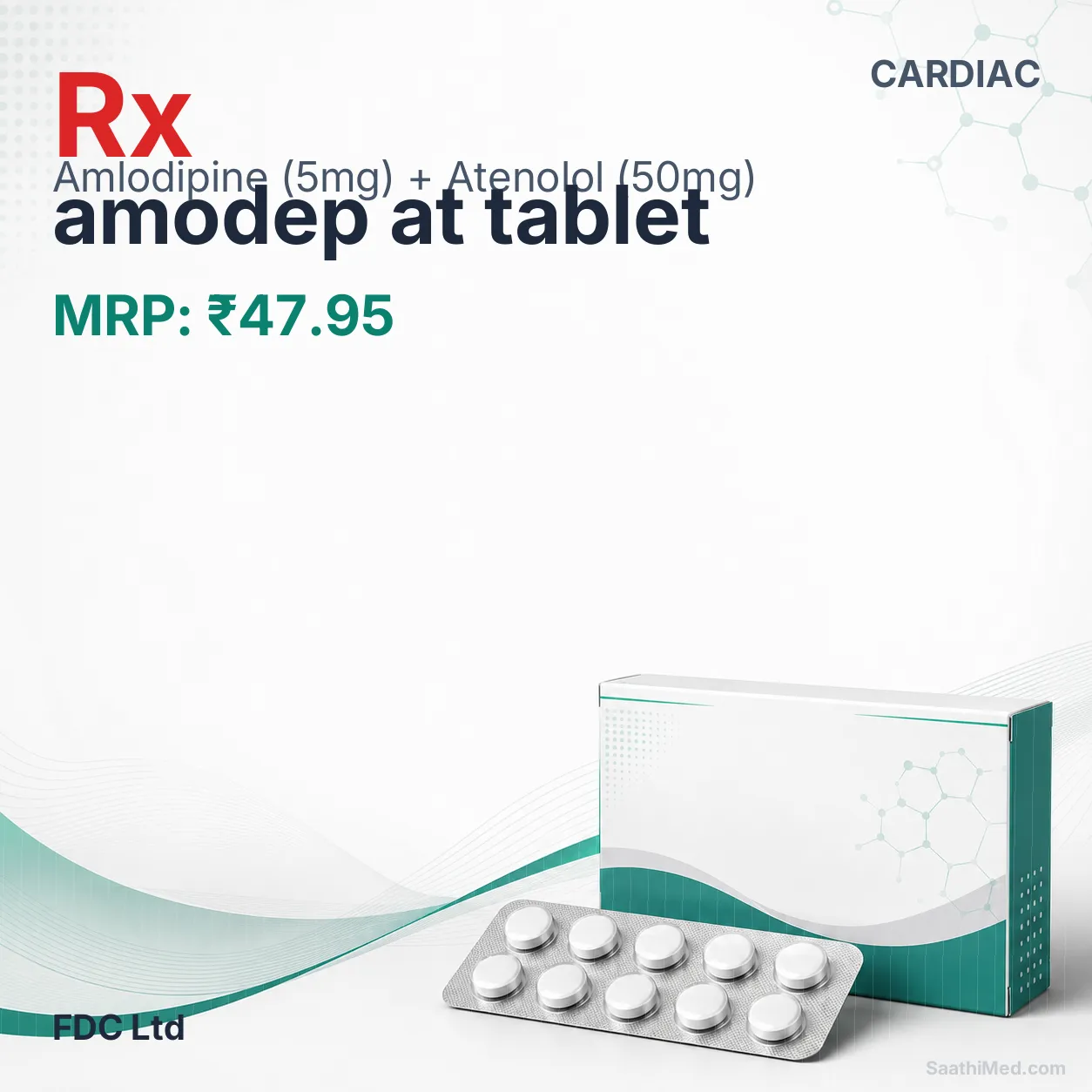 amodep at tablet Allopathy (Amlodipine (5mg)) - Uses in Hindi, Side Effects, Substitutes & Price in India