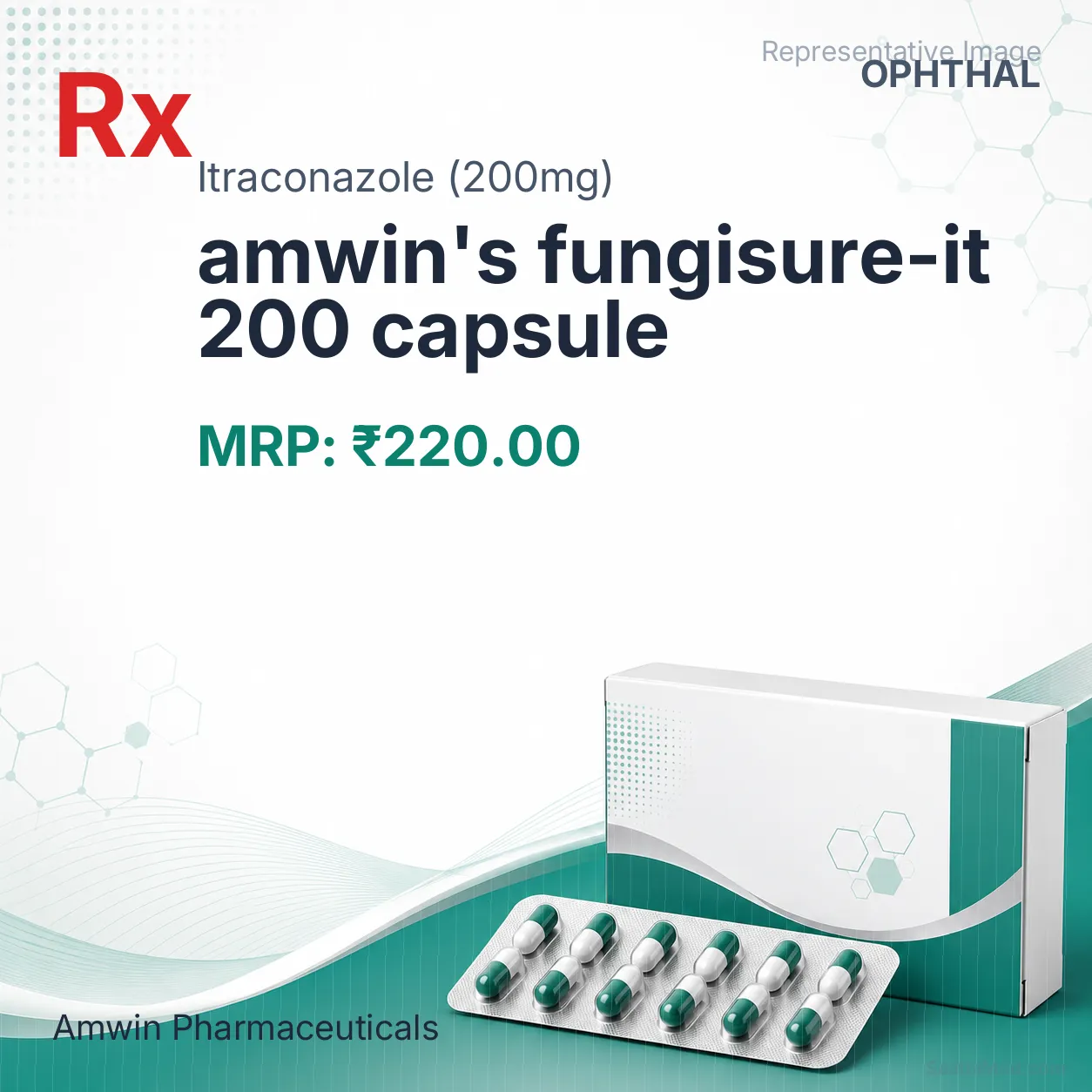 amwin's fungisure-it 200 capsule Allopathy (Itraconazole (200mg)) - Uses in Hindi, Side Effects, Substitutes & Price in India