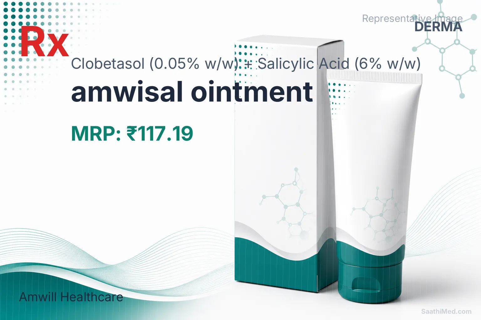 amwisal ointment Allopathy (Clobetasol (0.05% w/w)) - Uses in Hindi, Side Effects, Substitutes & Price in India