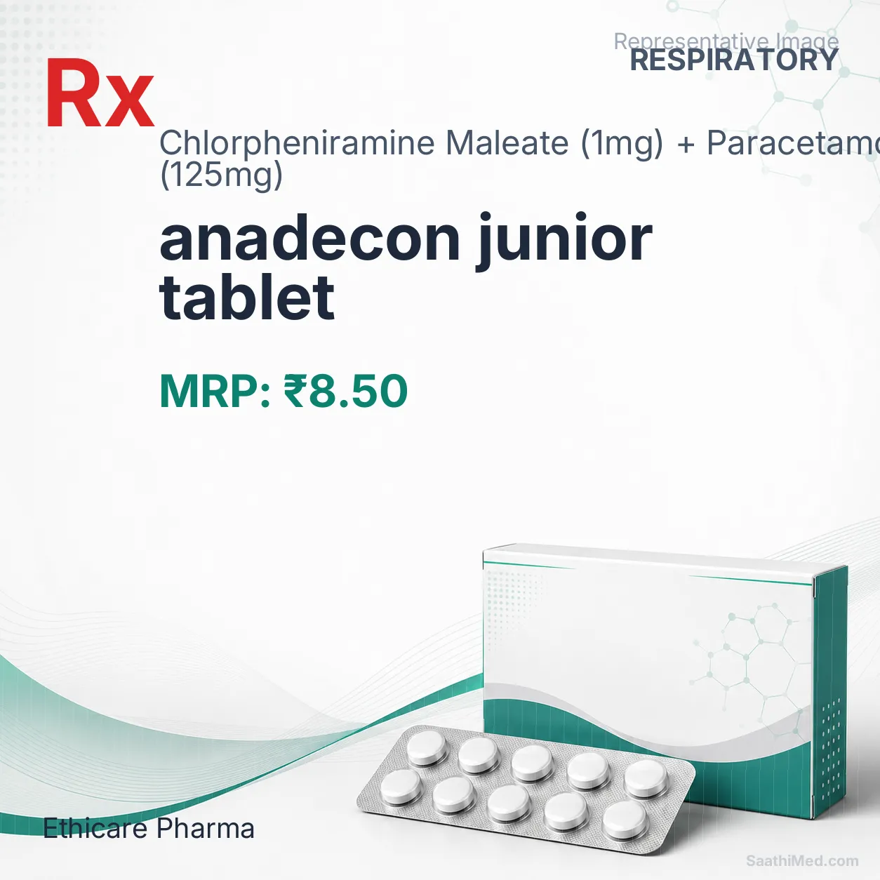 anadecon junior tablet Allopathy (Chlorpheniramine Maleate (1mg)) - Uses in Hindi, Side Effects, Substitutes & Price in India