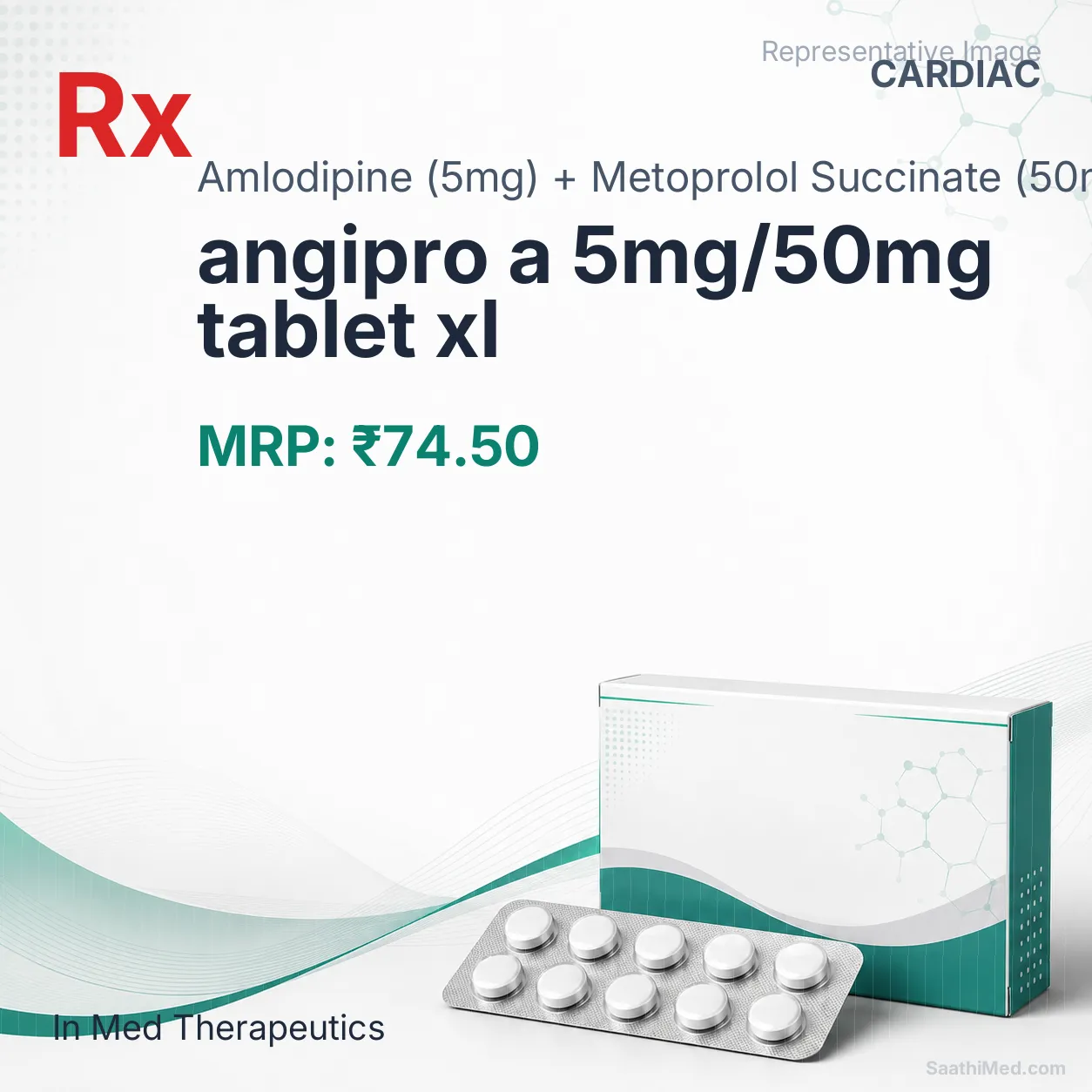 angipro a 5mg/50mg tablet xl Allopathy (Amlodipine (5mg)) - Uses in Hindi, Side Effects, Substitutes & Price in India