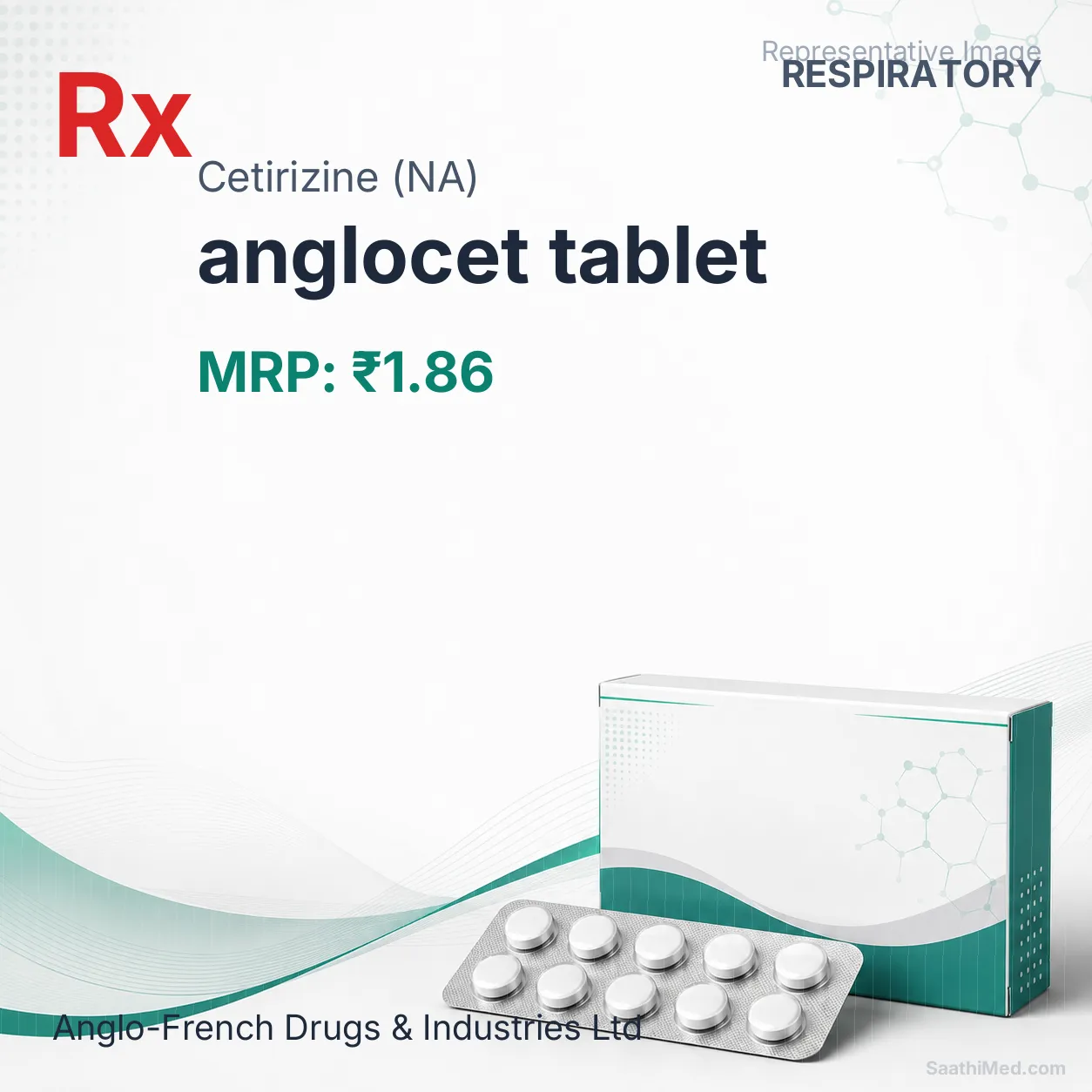 anglocet tablet Allopathy (Cetirizine (NA)) - Uses in Hindi, Side Effects, Substitutes & Price in India