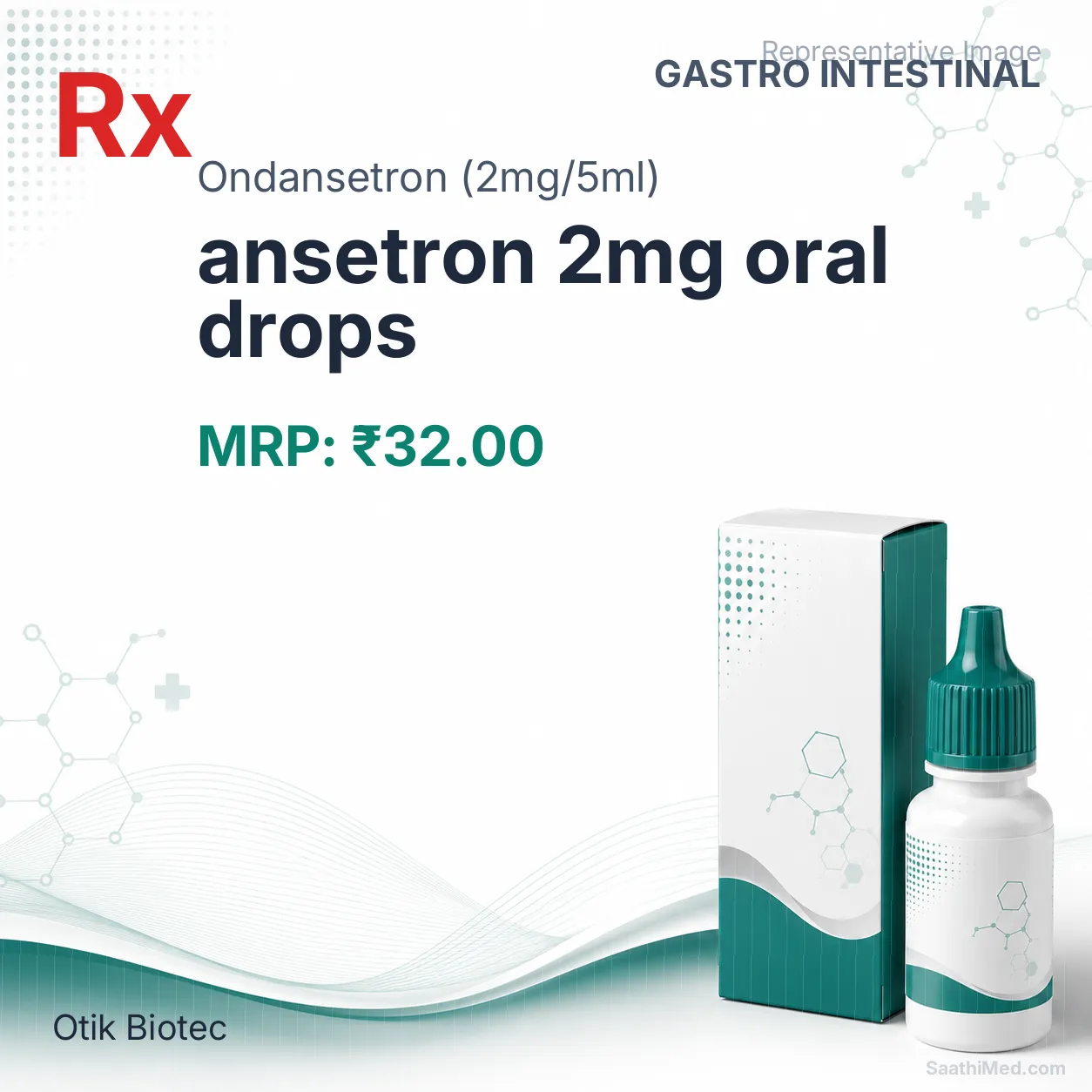 ansetron 2mg oral drops Allopathy (Ondansetron (2mg/5ml)) - Uses in Hindi, Side Effects, Substitutes & Price in India