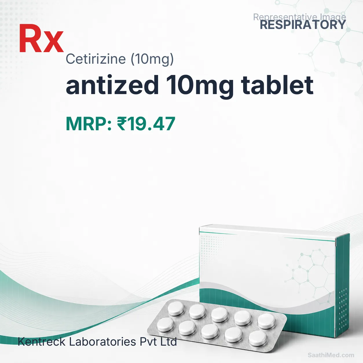 antized 10mg tablet - Cetirizine (10mg) medicine