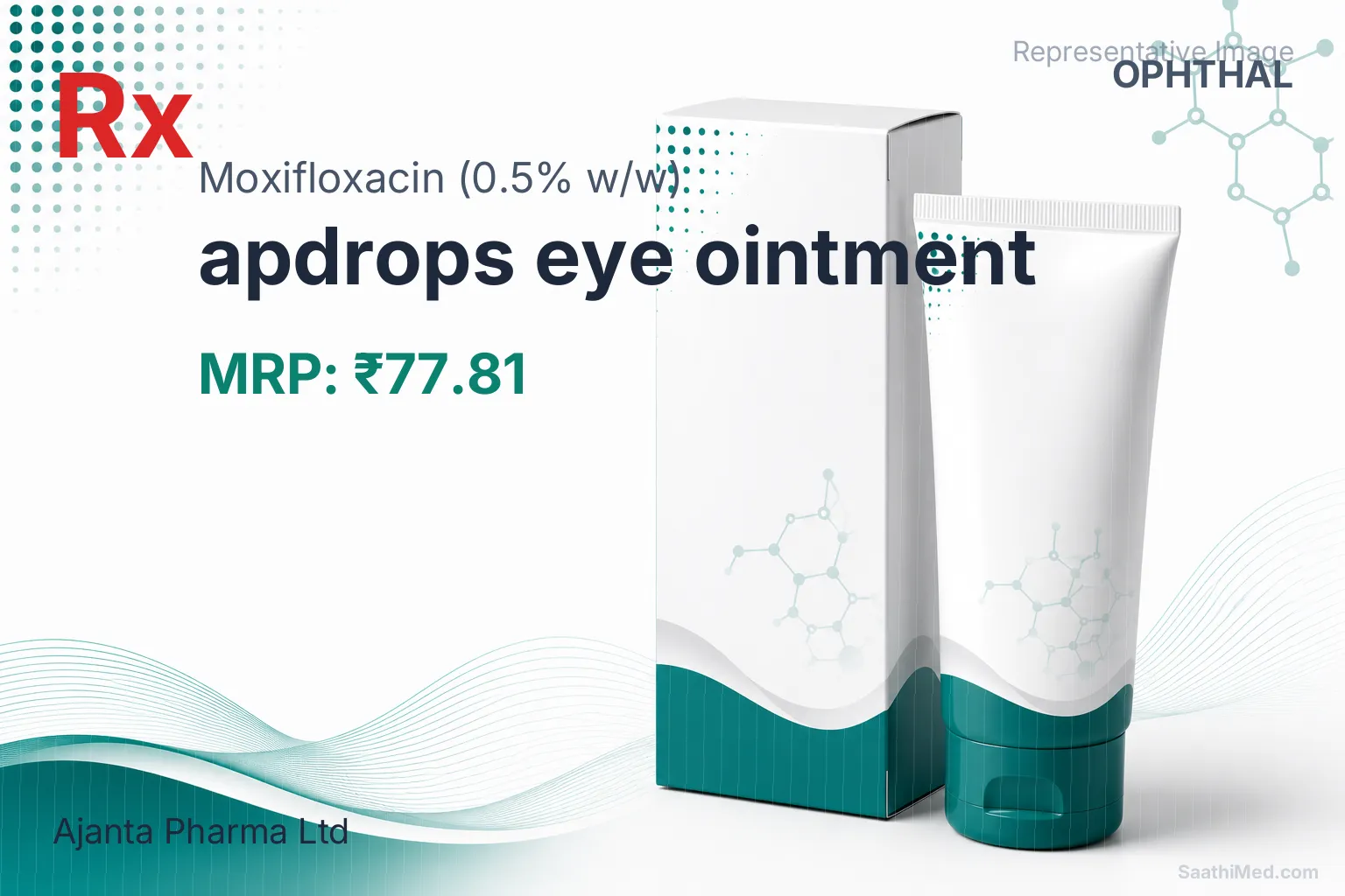 apdrops eye ointment Allopathy (Moxifloxacin (0.5% w/w)) - Uses in Hindi, Side Effects, Substitutes & Price in India