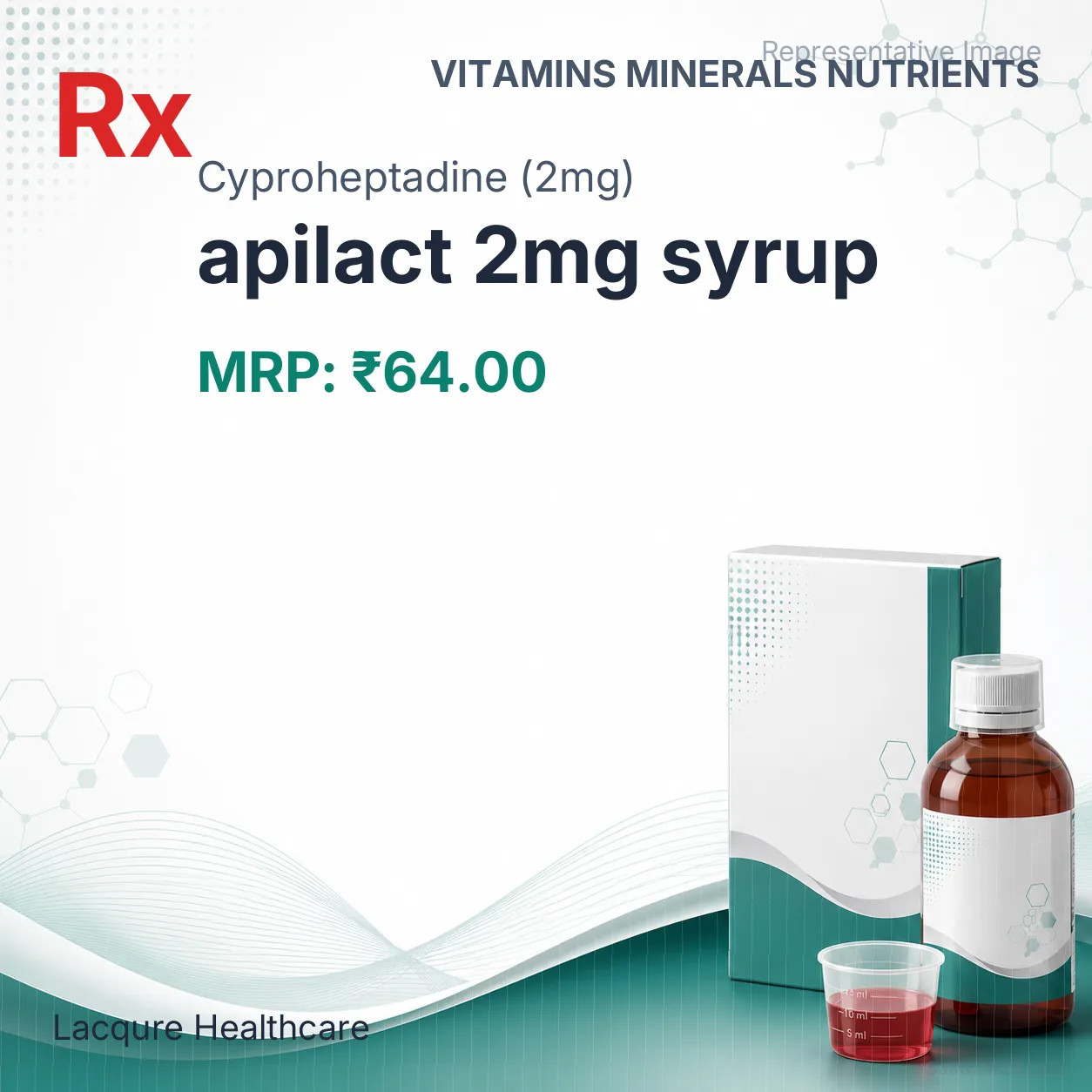 apilact 2mg syrup Allopathy (Cyproheptadine (2mg)) - Uses in Hindi, Side Effects, Substitutes & Price in India