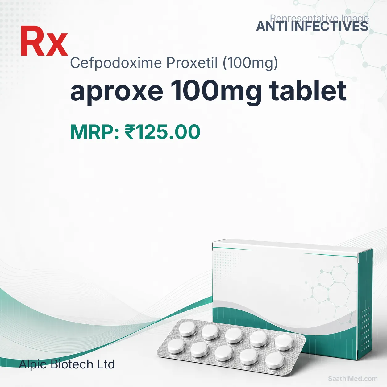 aproxe 100mg tablet - Cefpodoxime Proxetil (100mg) medicine