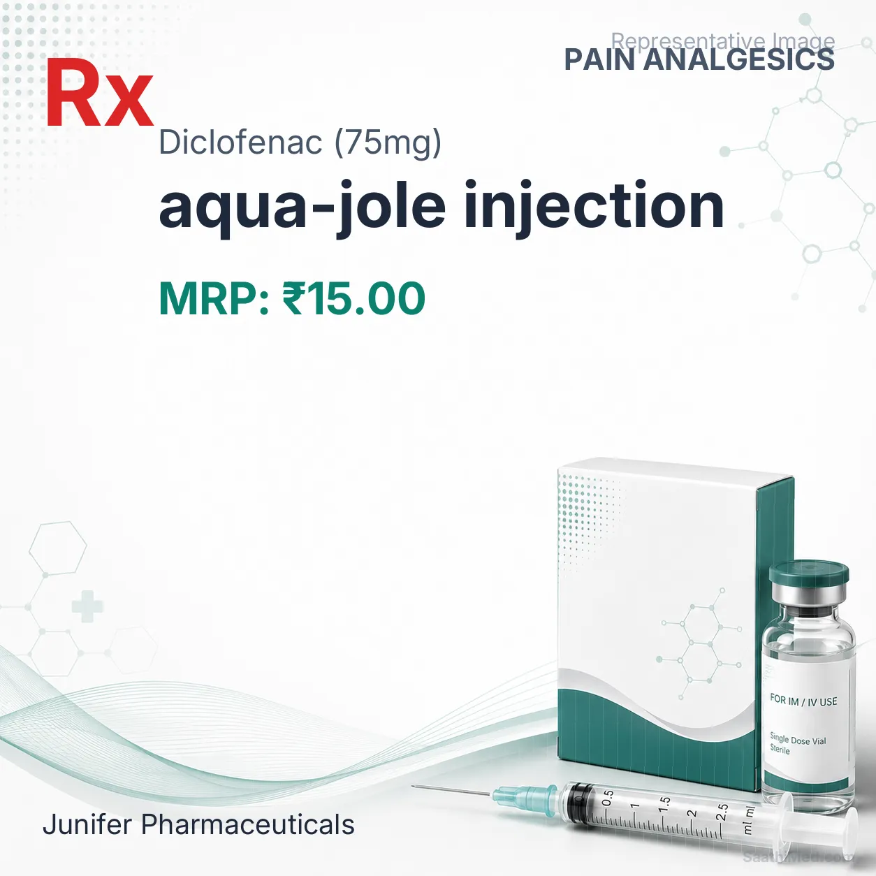 aqua-jole injection Allopathy (Diclofenac (75mg)) - Uses in Hindi, Side Effects, Substitutes & Price in India