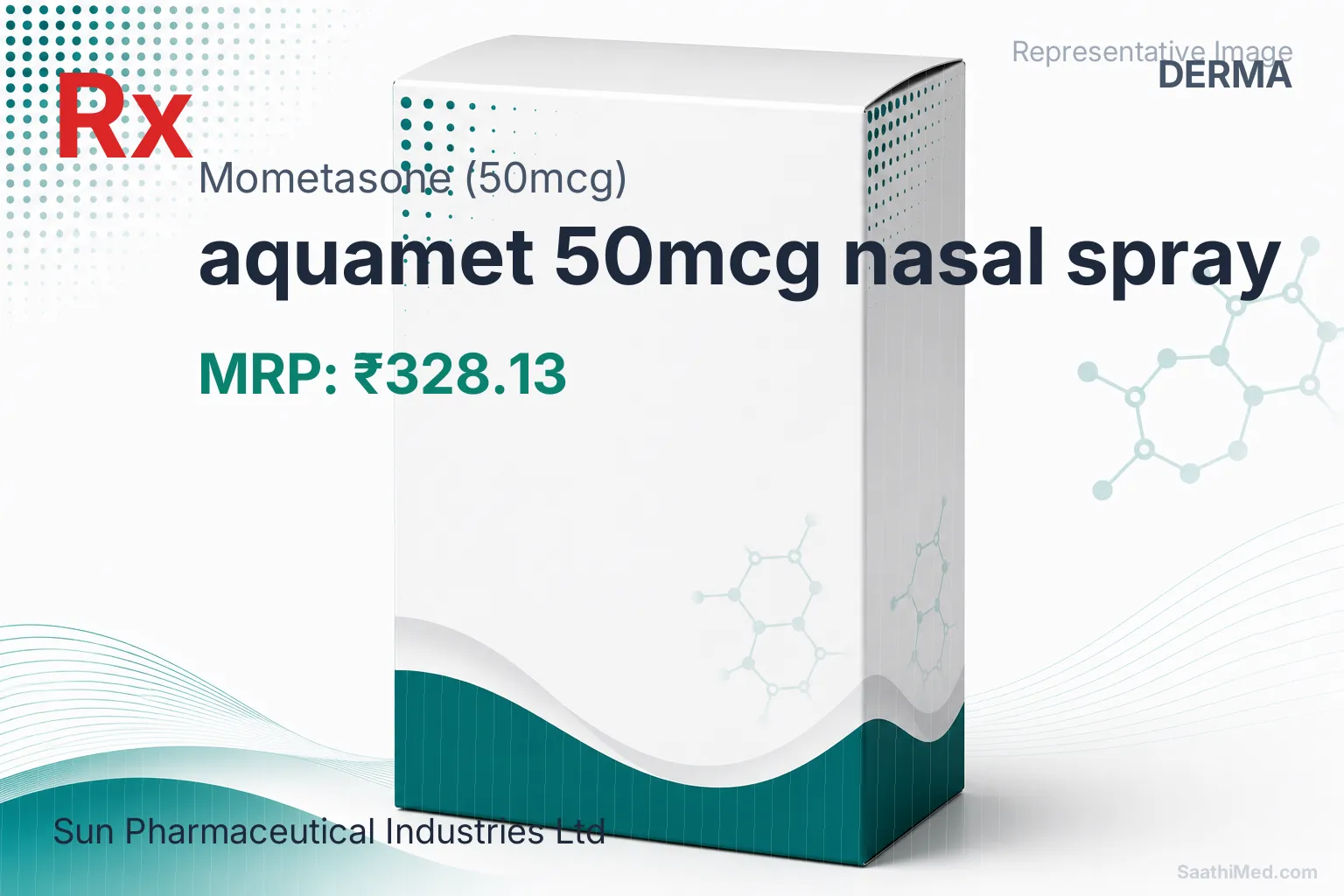 aquamet 50mcg nasal spray Allopathy (Mometasone (50mcg)) - Uses in Hindi, Side Effects, Substitutes & Price in India