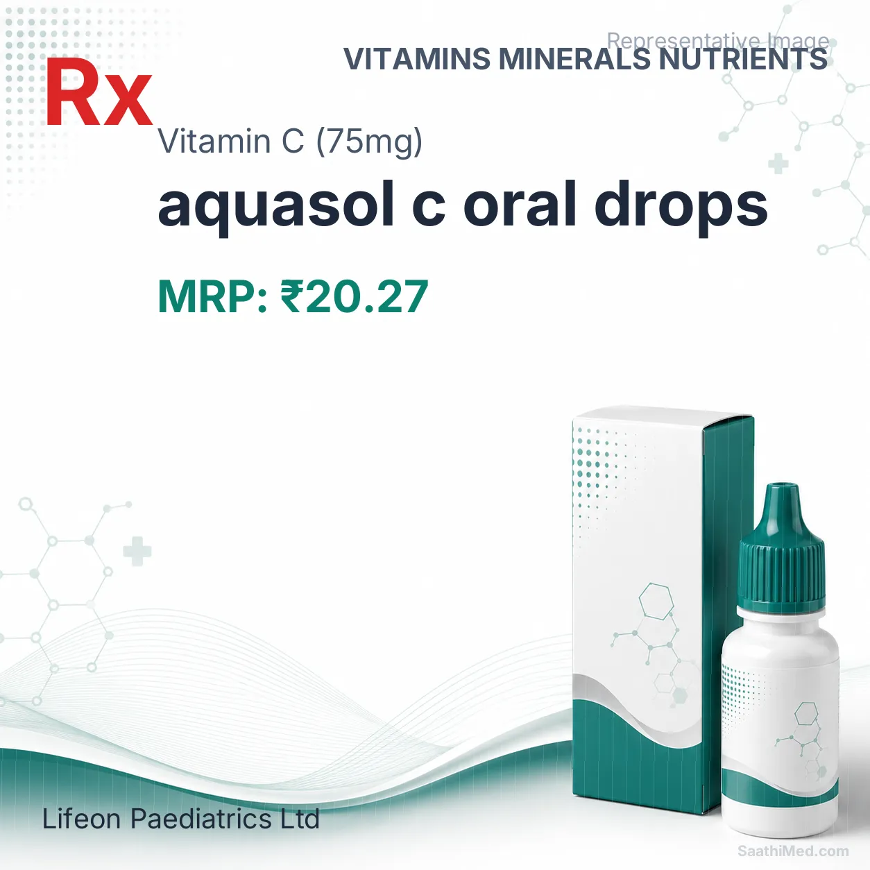 aquasol c oral drops Allopathy (Vitamin C (75mg)) - Uses in Hindi, Side Effects, Substitutes & Price in India