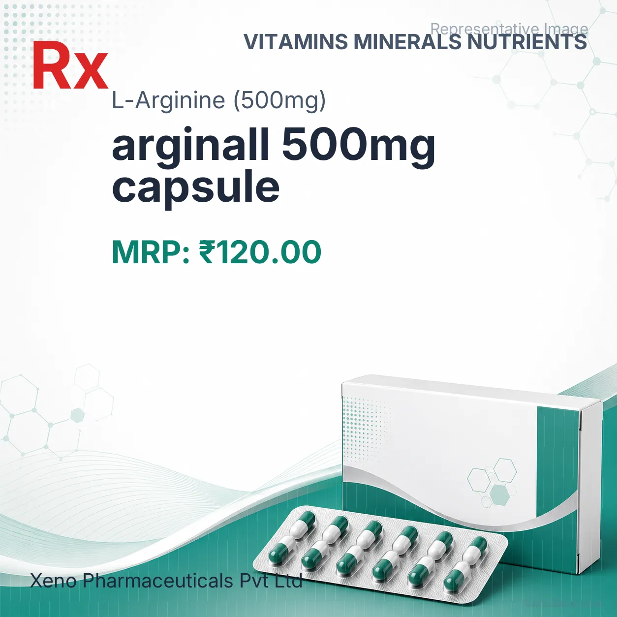 arginall 500mg capsule Allopathy (L-Arginine (500mg)) - Uses in Hindi, Side Effects, Substitutes & Price in India