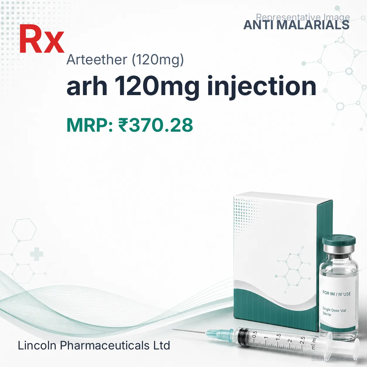 arh 120mg injection Allopathy (Arteether (120mg)) - Uses in Hindi, Side Effects, Substitutes & Price in India