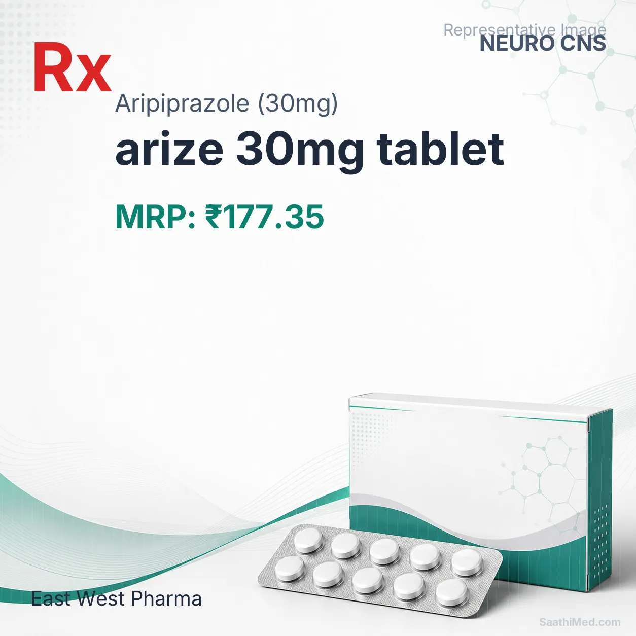 arize 30mg tablet Allopathy (Aripiprazole (30mg)) - Uses in Hindi, Side Effects, Substitutes & Price in India