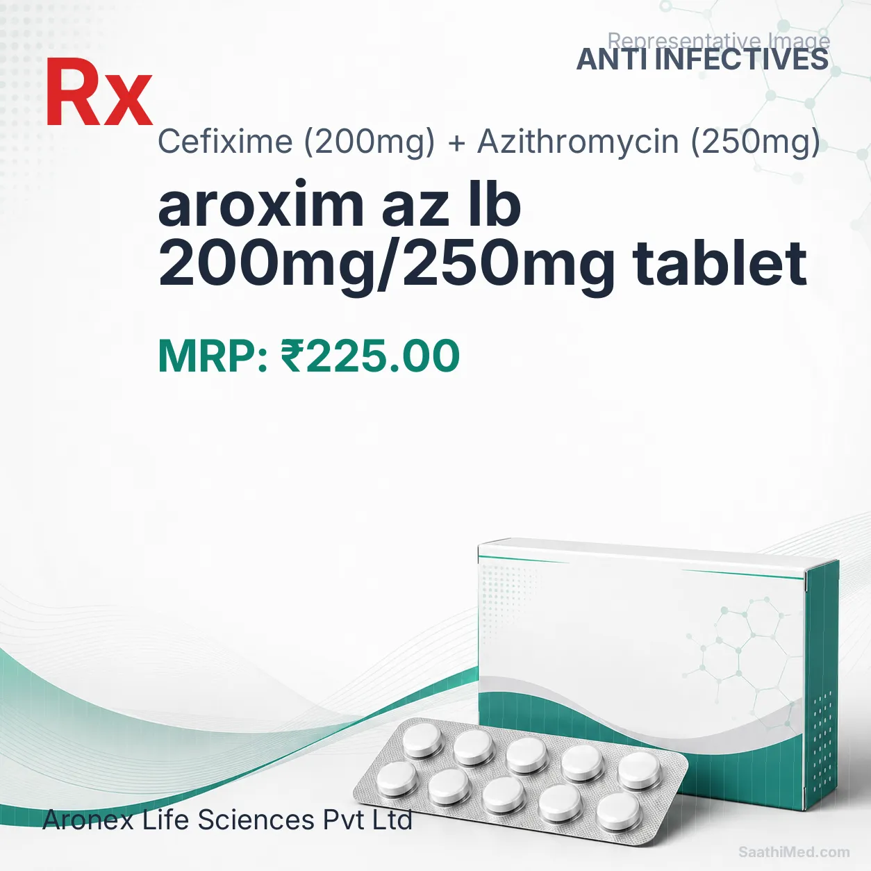 aroxim az lb 200mg/250mg tablet Allopathy (Cefixime (200mg)) - Uses in Hindi, Side Effects, Substitutes & Price in India