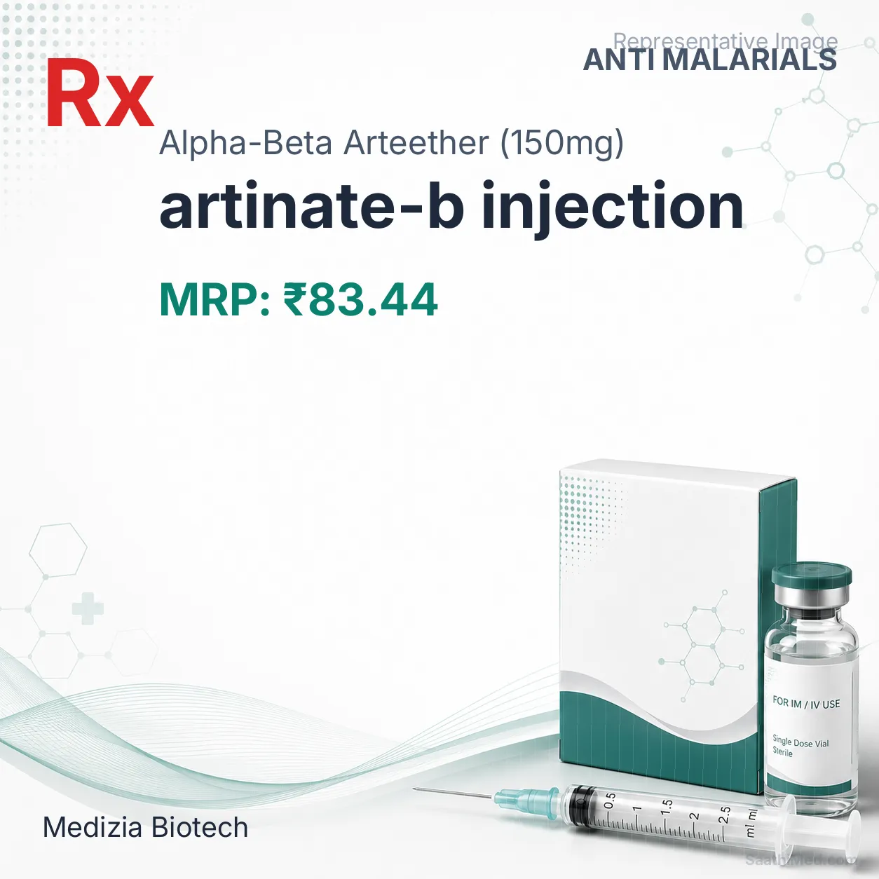 artinate-b injection - Alpha-Beta Arteether (150mg) medicine