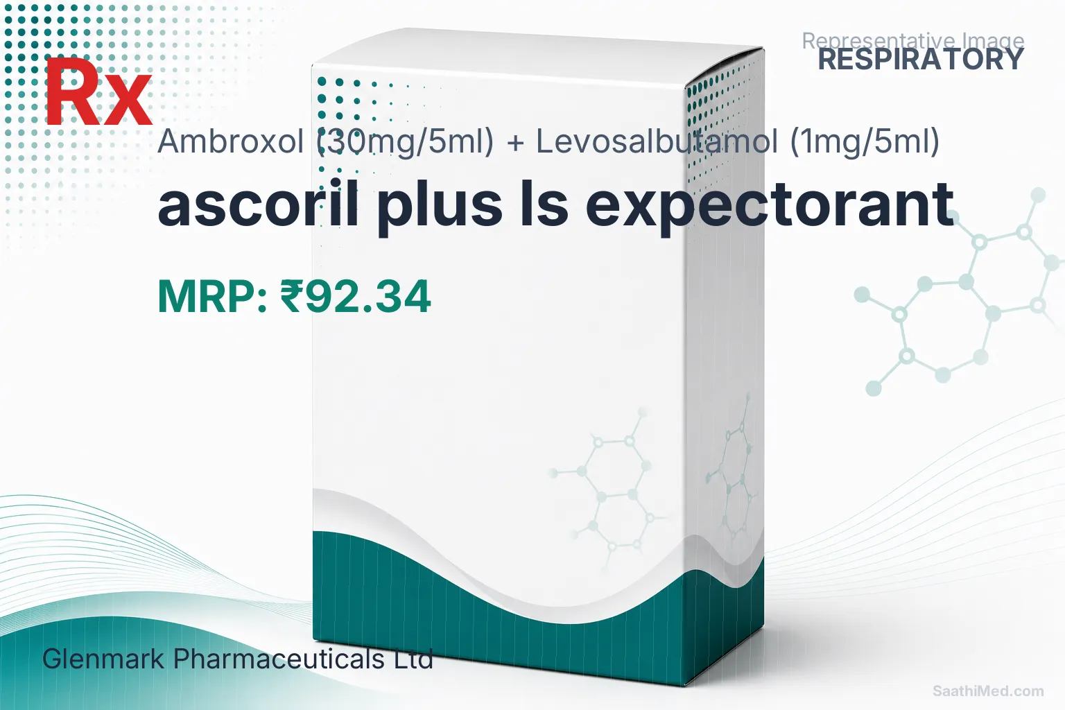 ascoril plus ls expectorant Allopathy (Ambroxol (30mg/5ml)) - Uses in Hindi, Side Effects, Substitutes & Price in India