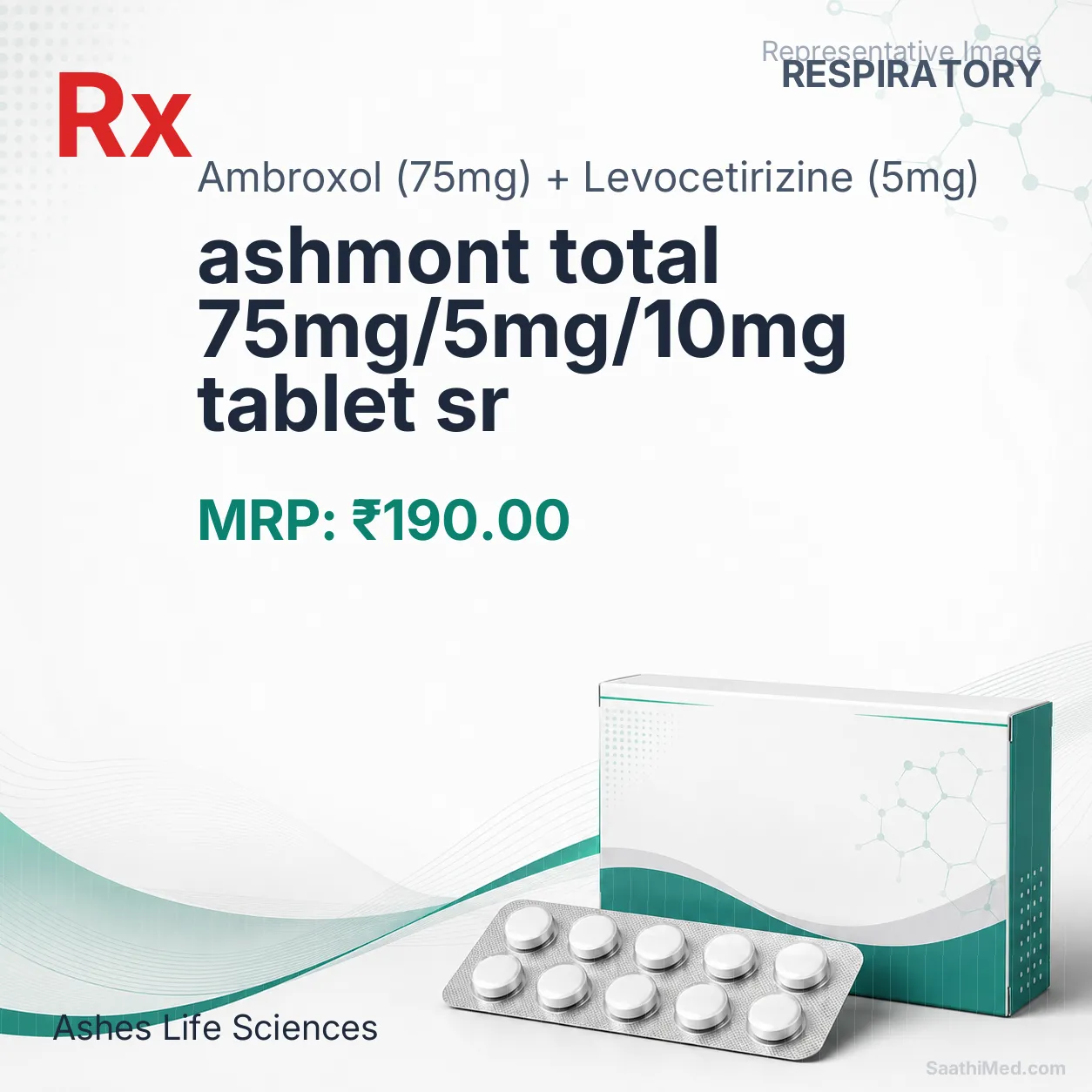 ashmont total 75mg/5mg/10mg tablet sr Allopathy (Ambroxol (75mg)) - Uses in Hindi, Side Effects, Substitutes & Price in India