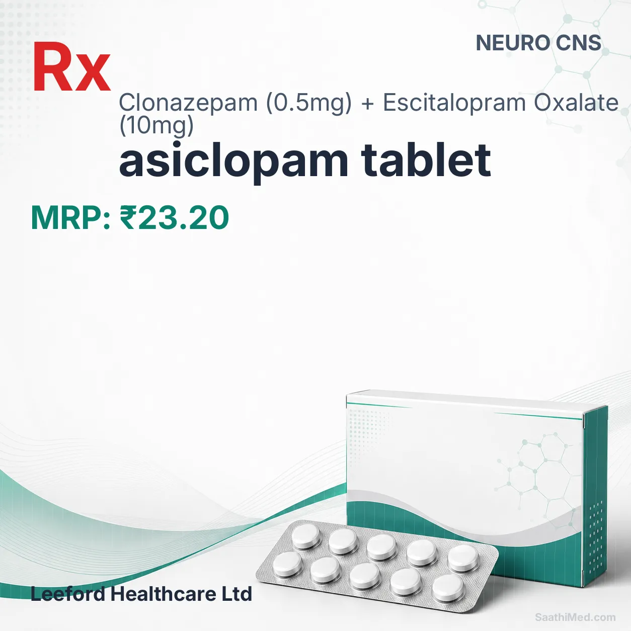 asiclopam tablet Allopathy (Clonazepam (0.5mg)) - Uses in Hindi, Side Effects, Substitutes & Price in India