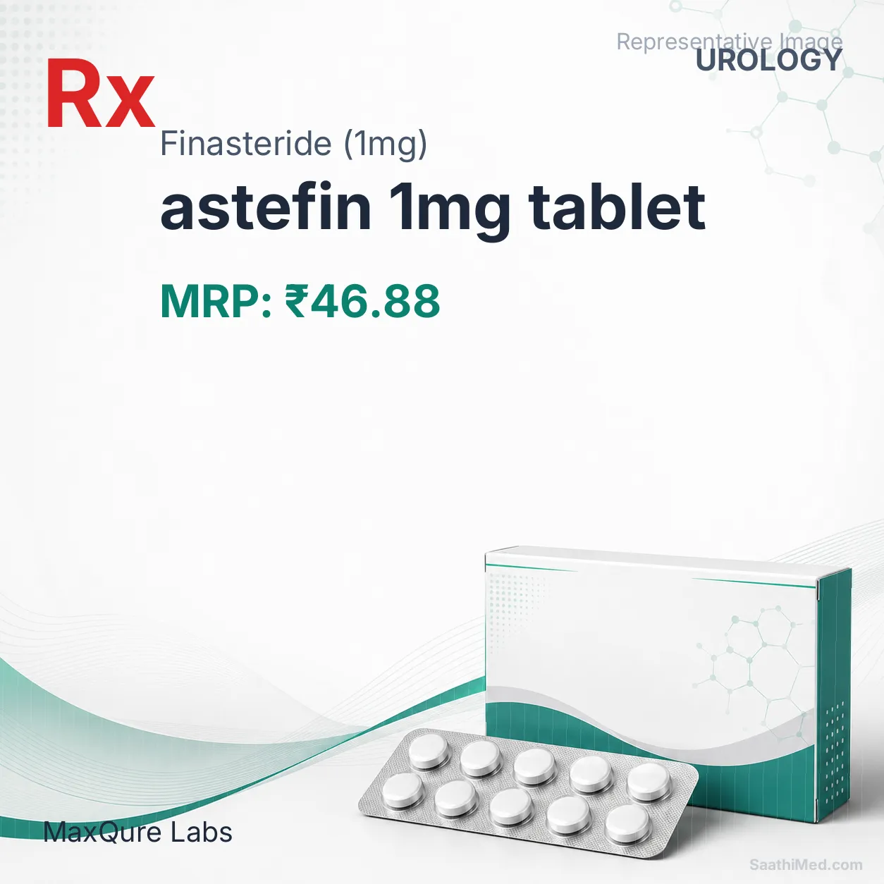 astefin 1mg tablet Allopathy (Finasteride (1mg)) - Uses in Hindi, Side Effects, Substitutes & Price in India