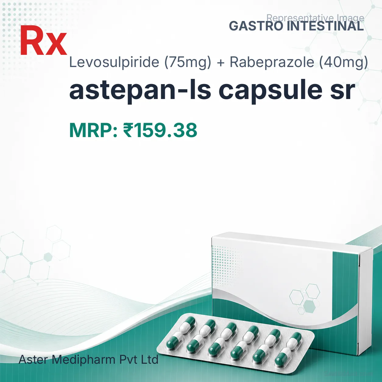 astepan-ls capsule sr Allopathy (Levosulpiride (75mg)) - Uses in Hindi, Side Effects, Substitutes & Price in India