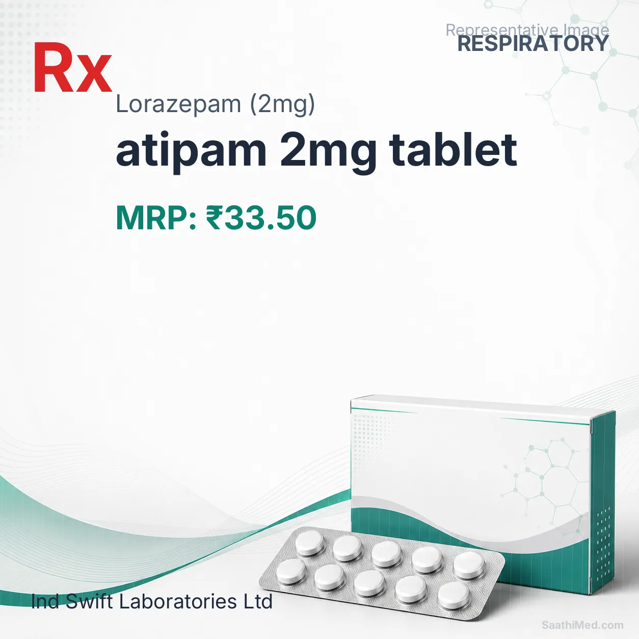 atipam 2mg tablet Allopathy (Lorazepam (2mg)) - Uses in Hindi, Side Effects, Substitutes & Price in India