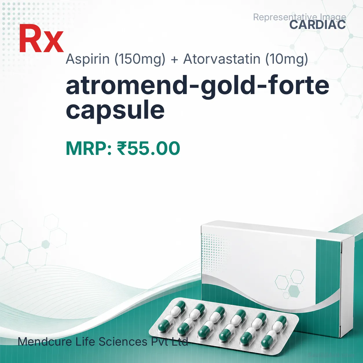 atromend-gold-forte capsule Allopathy (Aspirin (150mg)) - Uses in Hindi, Side Effects, Substitutes & Price in India