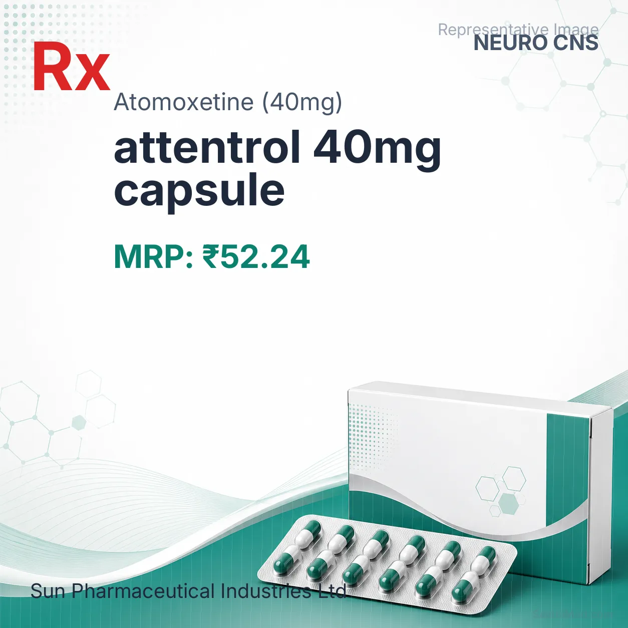 attentrol 40mg capsule - Atomoxetine (40mg) medicine
