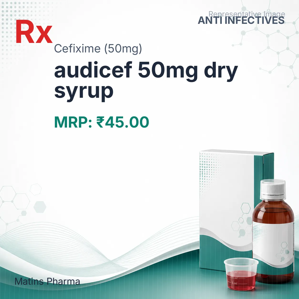 audicef 50mg dry syrup Allopathy (Cefixime (50mg)) - Uses in Hindi, Side Effects, Substitutes & Price in India