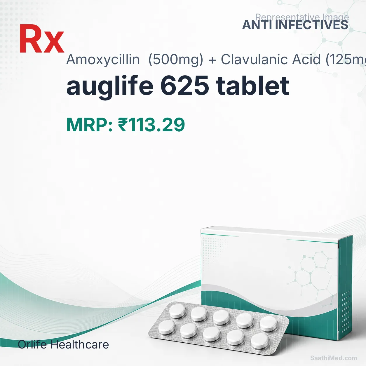 auglife 625 tablet Allopathy (Amoxycillin (500mg)) - Uses in Hindi, Side Effects, Substitutes & Price in India