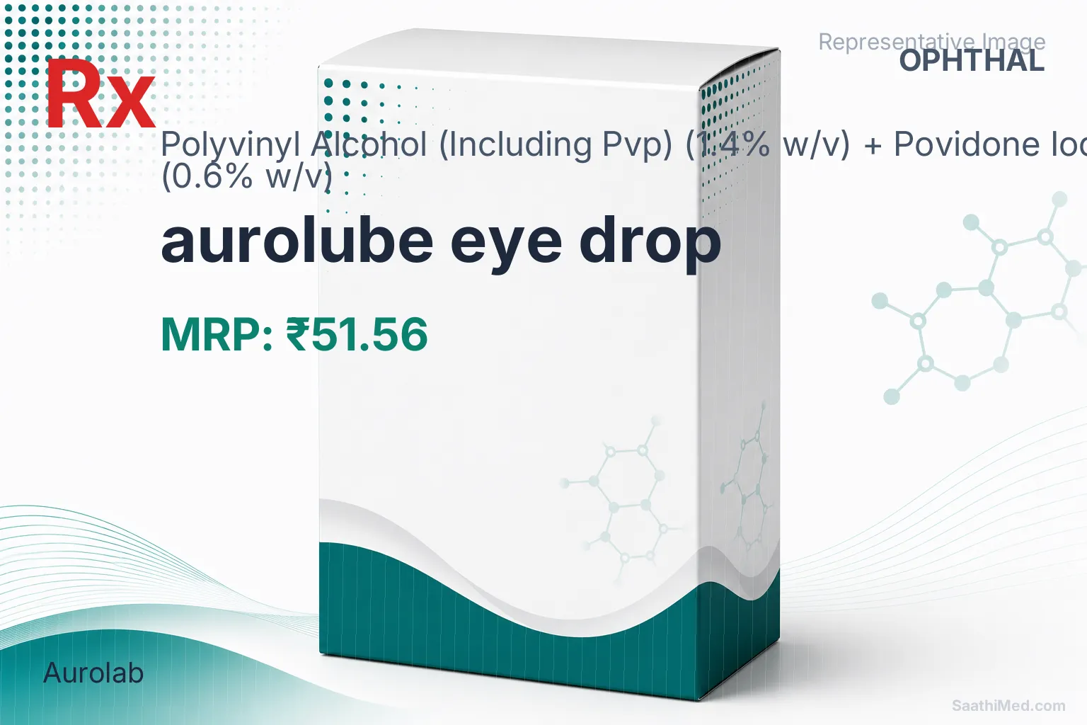 aurolube eye drop Allopathy (Polyvinyl Alcohol (Including Pvp) (1.4% w/v)) - Uses in Hindi, Side Effects, Substitutes & Price in India