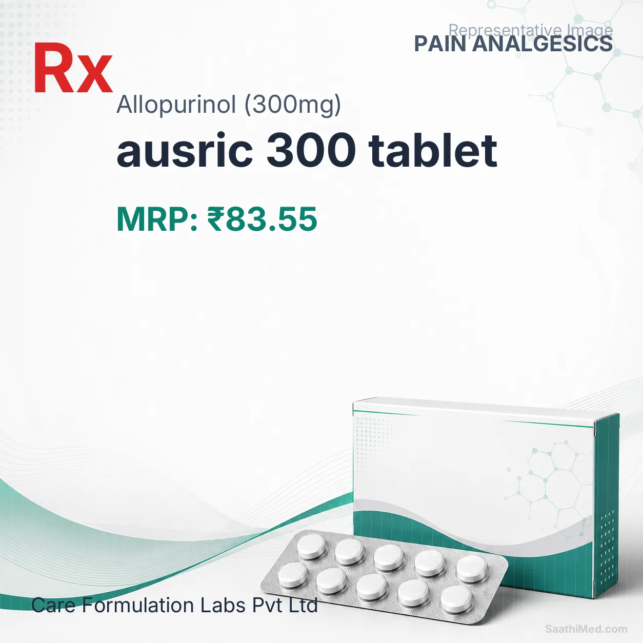ausric 300 tablet - Allopurinol (300mg) medicine