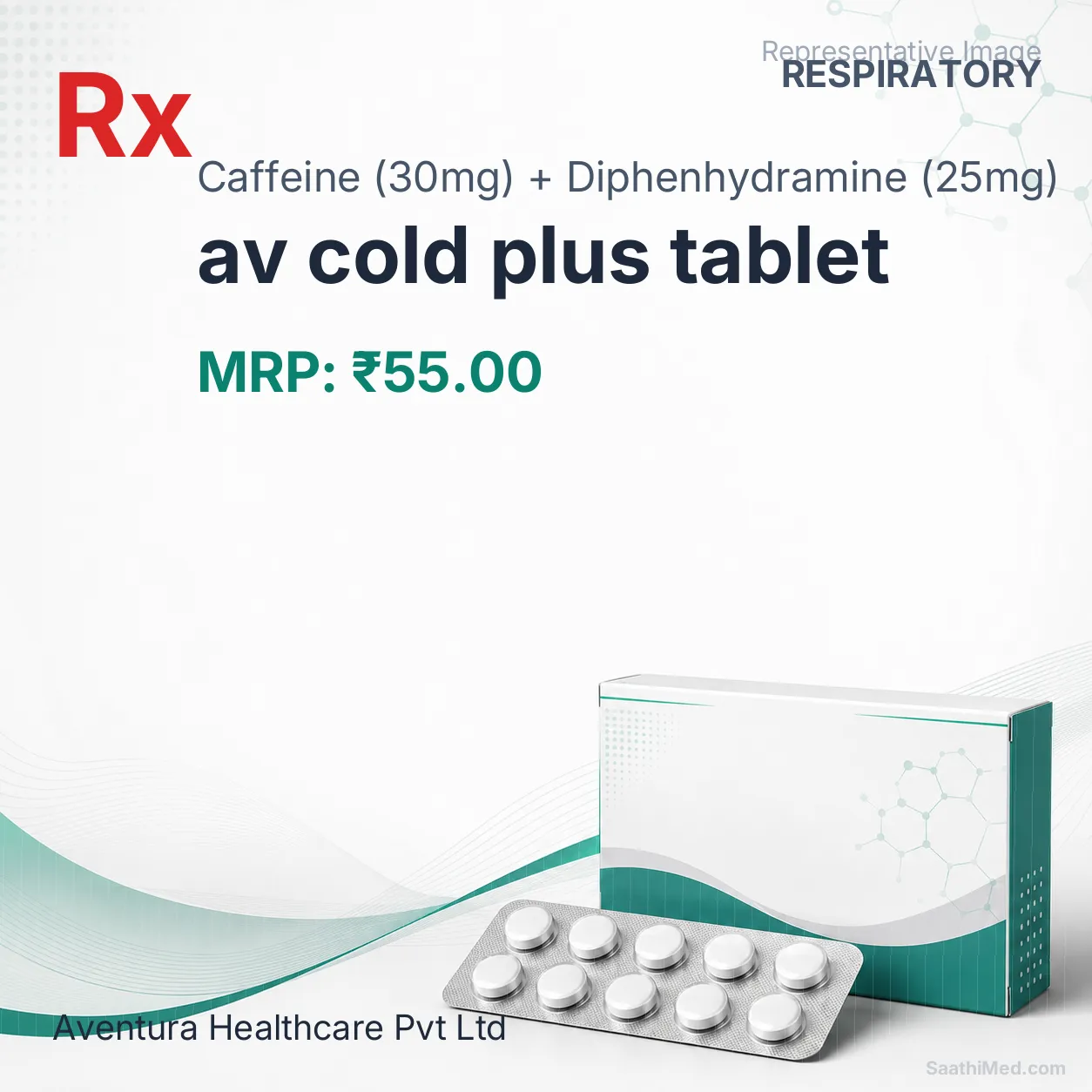 av cold plus tablet Allopathy (Caffeine (30mg)) - Uses in Hindi, Side Effects, Substitutes & Price in India